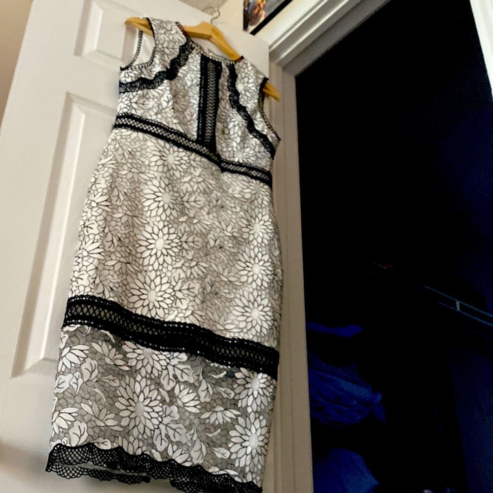 Black and white dress